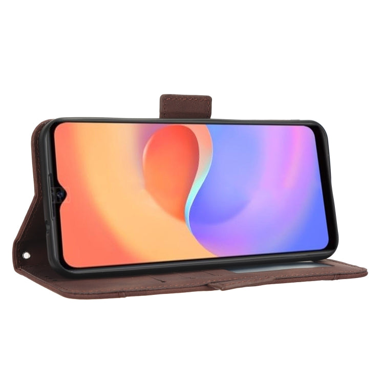 For ZTE Blade A52 Lite Skin Feel Calf Texture Card Slots Leather Phone Case