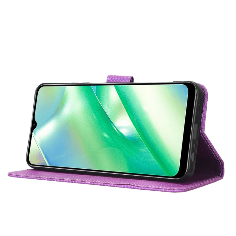 For Realme C33 4G Diamond Texture Leather Phone Case