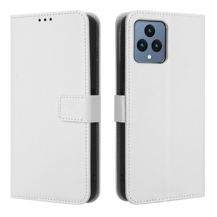 For T-Mobile Revvl 6 5G Diamond Texture Leather Phone Case