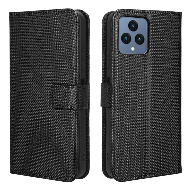For T-Mobile Revvl 6 5G Diamond Texture Leather Phone Case