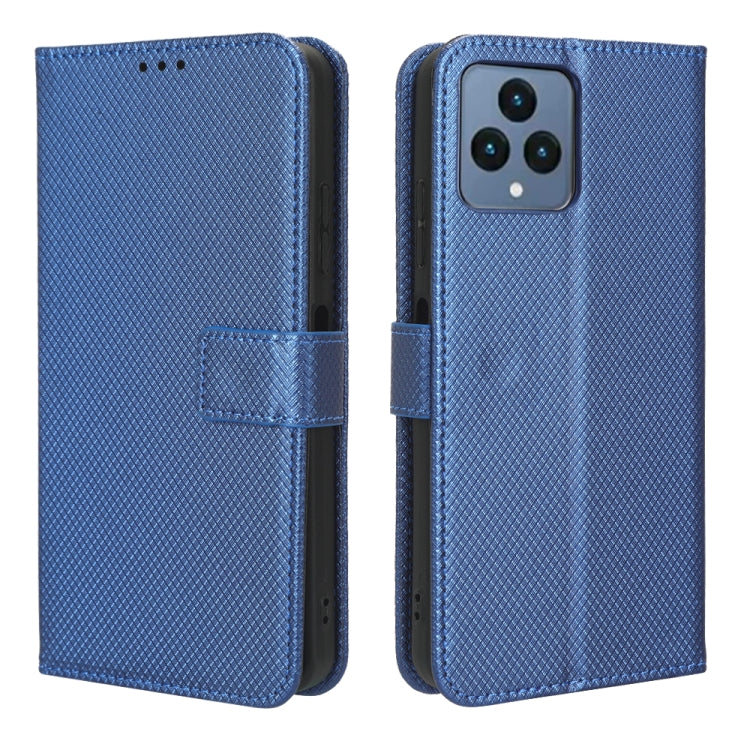 For T-Mobile Revvl 6 5G Diamond Texture Leather Phone Case