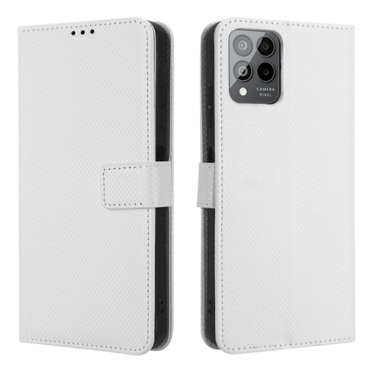 For T-Mobile REVVL 6 Pro 5G Diamond Texture Leather Phone Case