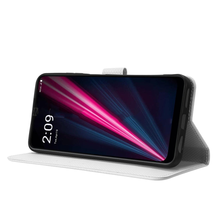 For T-Mobile REVVL 6 Pro 5G Diamond Texture Leather Phone Case