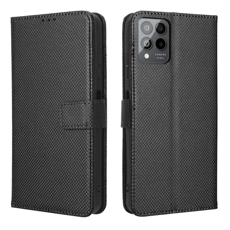 For T-Mobile REVVL 6 Pro 5G Diamond Texture Leather Phone Case