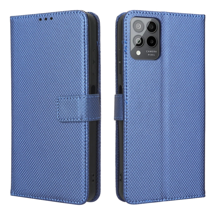 For T-Mobile REVVL 6 Pro 5G Diamond Texture Leather Phone Case