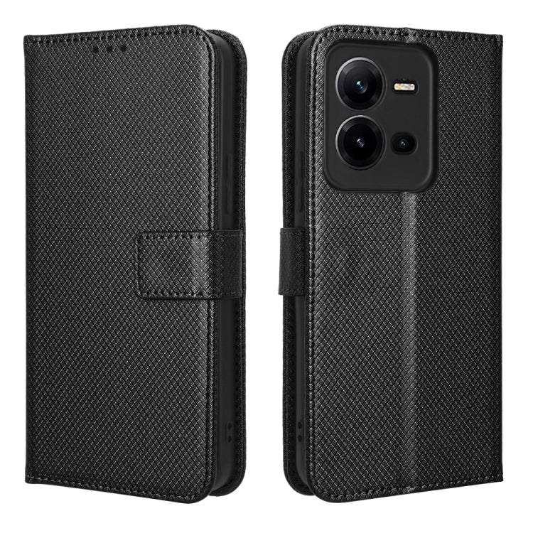 For vivo V25 5G /  X80 Lite Diamond Texture Leather Phone Case