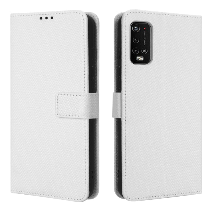 For Wiko Power U20 / U10 Diamond Texture Leather Phone Case