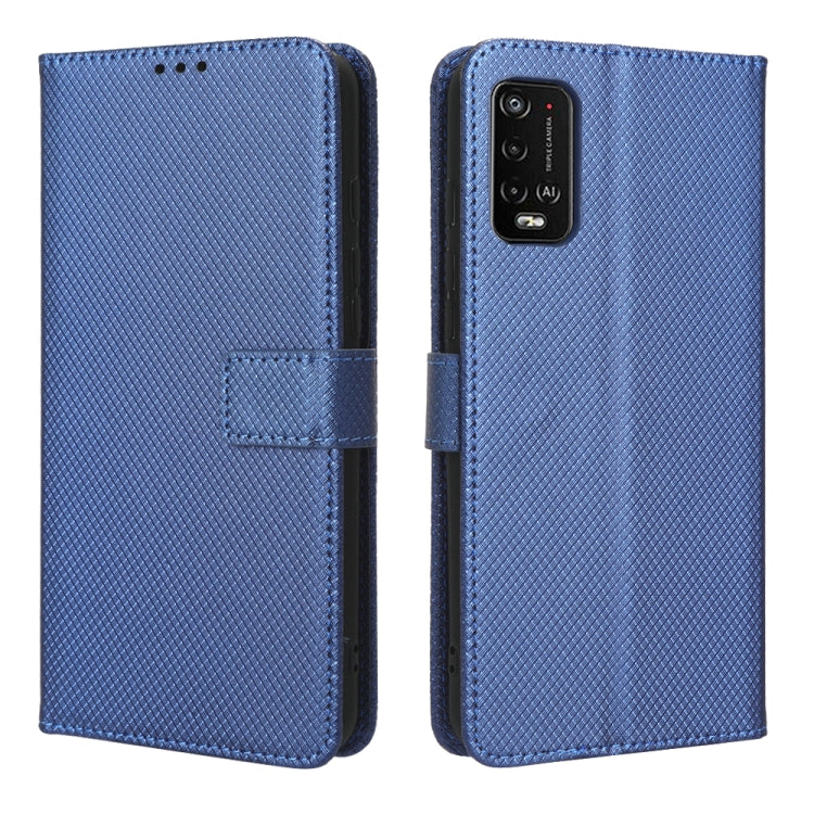 For Wiko Power U20 / U10 Diamond Texture Leather Phone Case