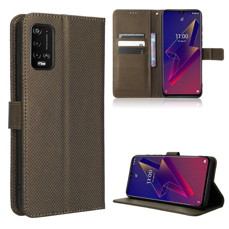 For Wiko Power U20 / U10 Diamond Texture Leather Phone Case