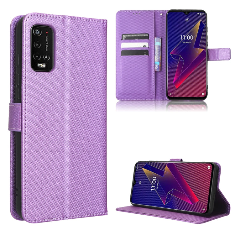For Wiko Power U20 / U10 Diamond Texture Leather Phone Case