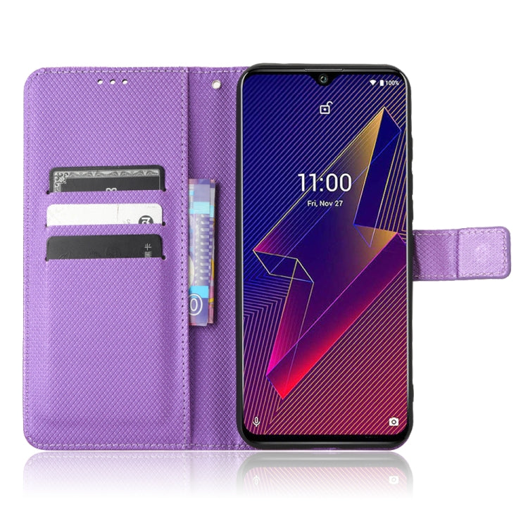 For Wiko Power U20 / U10 Diamond Texture Leather Phone Case