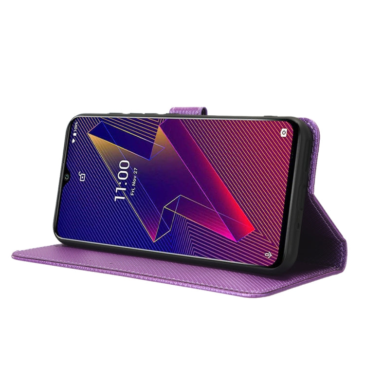For Wiko Power U20 / U10 Diamond Texture Leather Phone Case