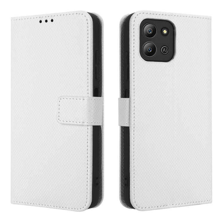 For Infinix Hot 11 2022 X675 Diamond Texture Leather Phone Case