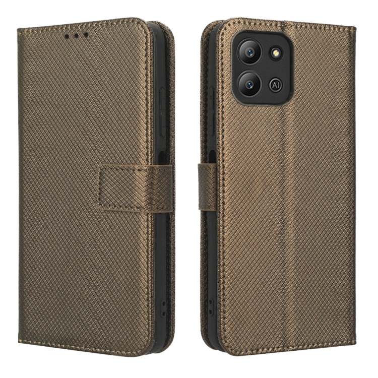 For Infinix Hot 11 2022 X675 Diamond Texture Leather Phone Case