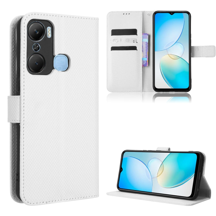 For Infinix Hot 12 Pro X668C Diamond Texture Leather Phone Case