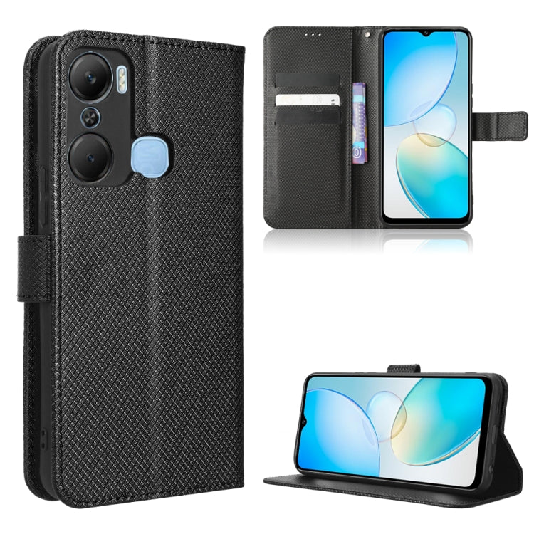 For Infinix Hot 12 Pro X668C Diamond Texture Leather Phone Case