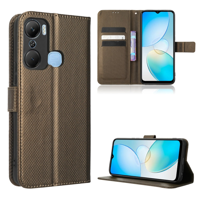 For Infinix Hot 12 Pro X668C Diamond Texture Leather Phone Case