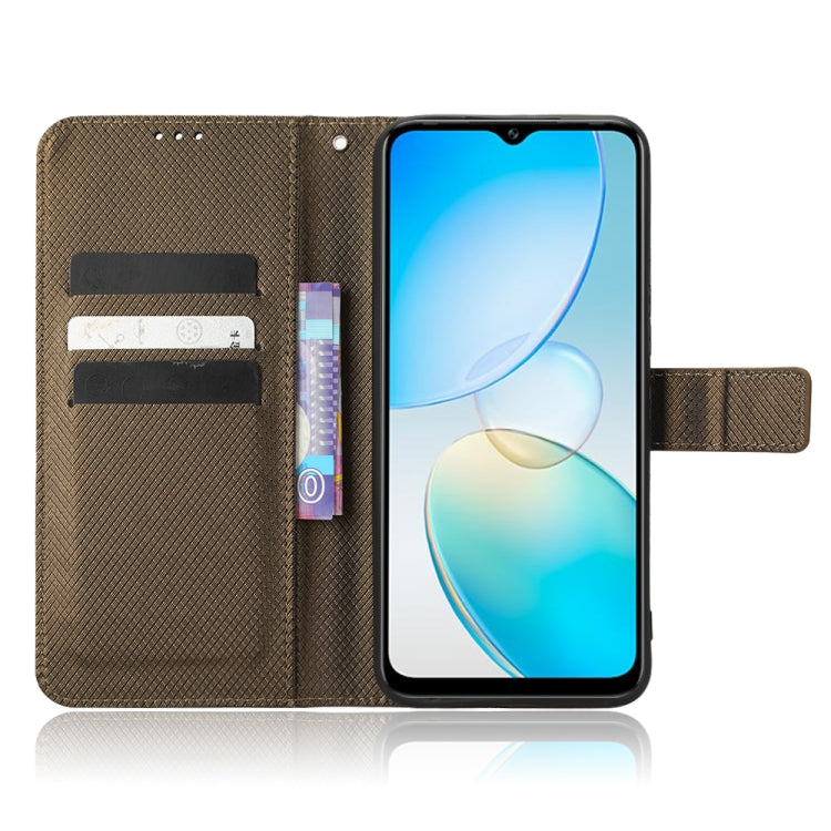 For Infinix Hot 12 Pro X668C Diamond Texture Leather Phone Case