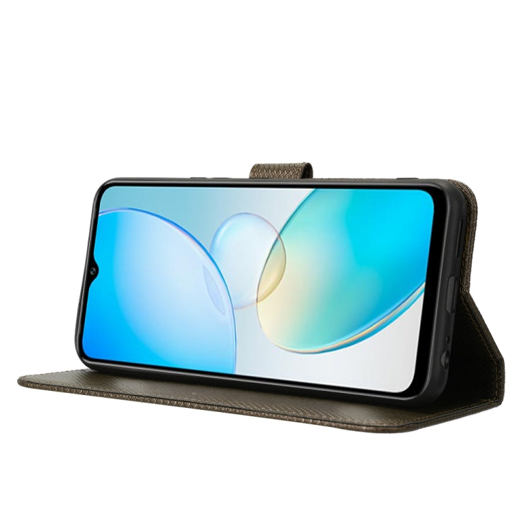For Infinix Hot 12 Pro X668C Diamond Texture Leather Phone Case