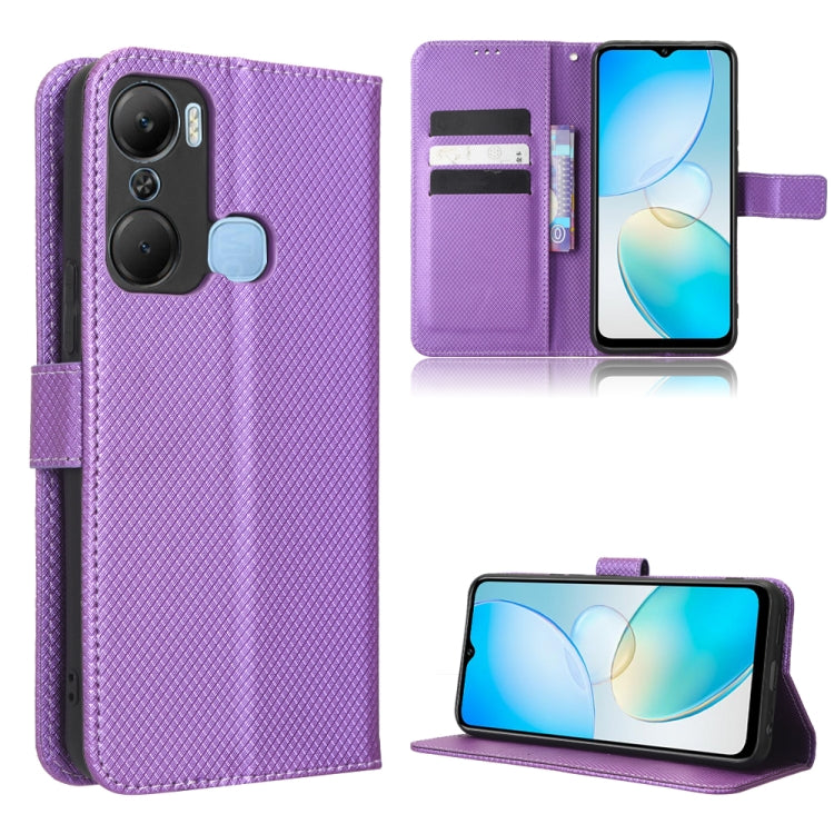 For Infinix Hot 12 Pro X668C Diamond Texture Leather Phone Case