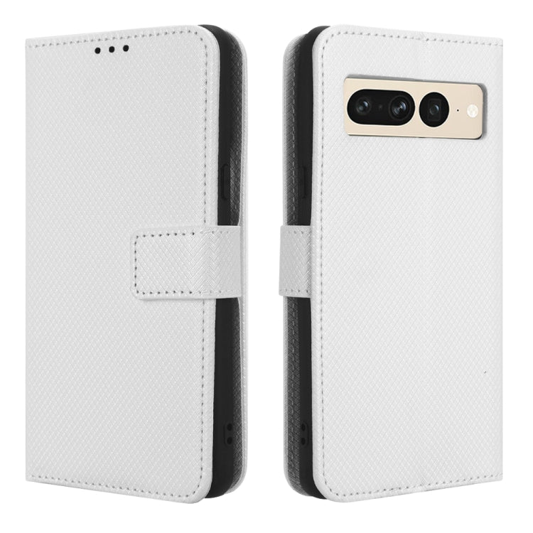 For Google Pixel 7 Pro 5G Diamond Texture Leather Phone Case