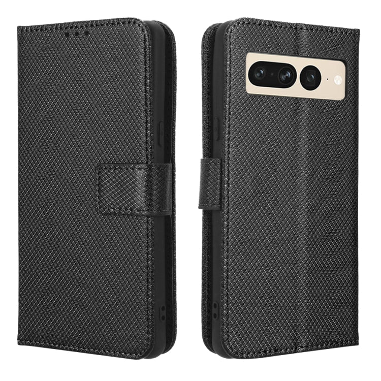 For Google Pixel 7 Pro 5G Diamond Texture Leather Phone Case