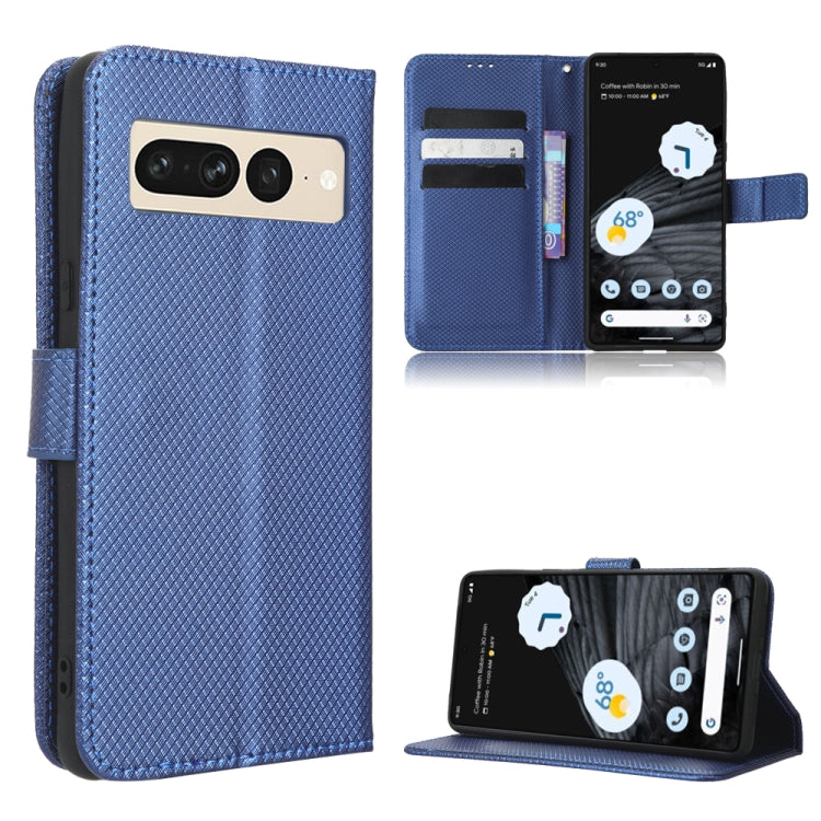 For Google Pixel 7 Pro 5G Diamond Texture Leather Phone Case