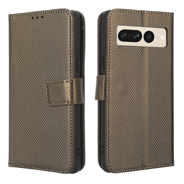 For Google Pixel 7 Pro 5G Diamond Texture Leather Phone Case