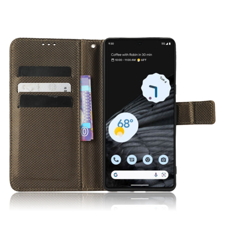 For Google Pixel 7 Pro 5G Diamond Texture Leather Phone Case