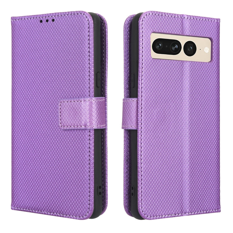 For Google Pixel 7 Pro 5G Diamond Texture Leather Phone Case