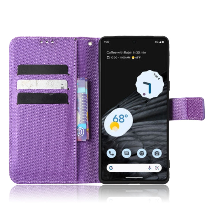 For Google Pixel 7 Pro 5G Diamond Texture Leather Phone Case