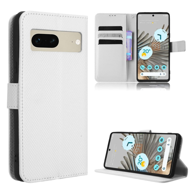 For Google Pixel 7 5G Diamond Texture Leather Phone Case