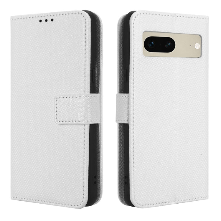 For Google Pixel 7 5G Diamond Texture Leather Phone Case