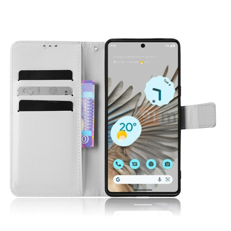 For Google Pixel 7 5G Diamond Texture Leather Phone Case