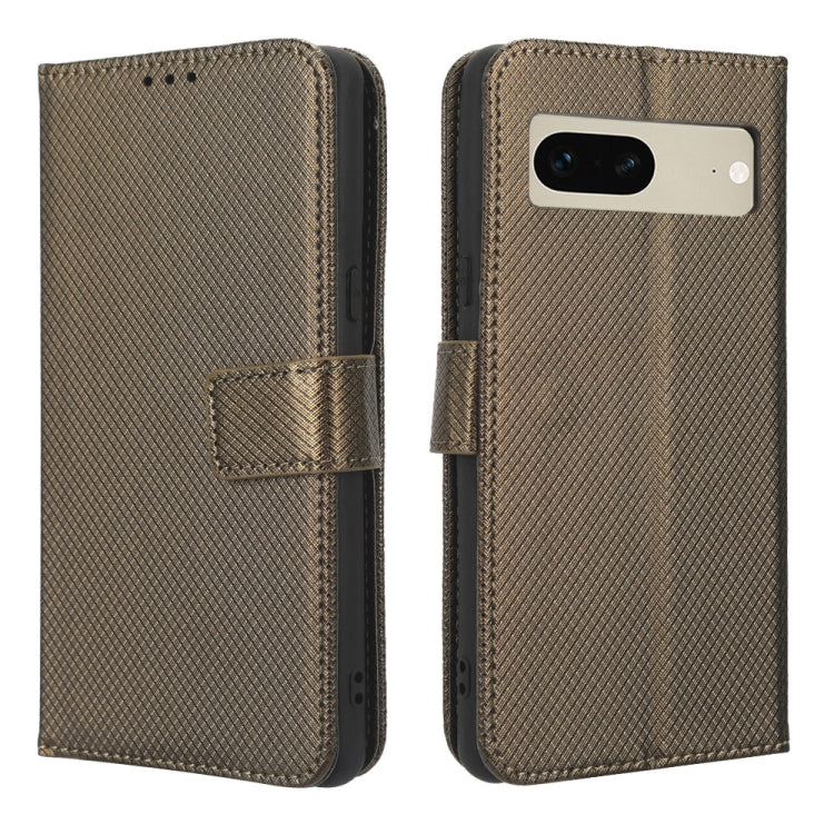 For Google Pixel 7 5G Diamond Texture Leather Phone Case