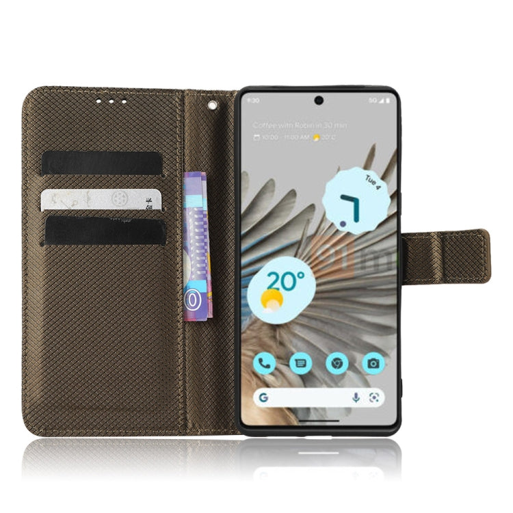 For Google Pixel 7 5G Diamond Texture Leather Phone Case