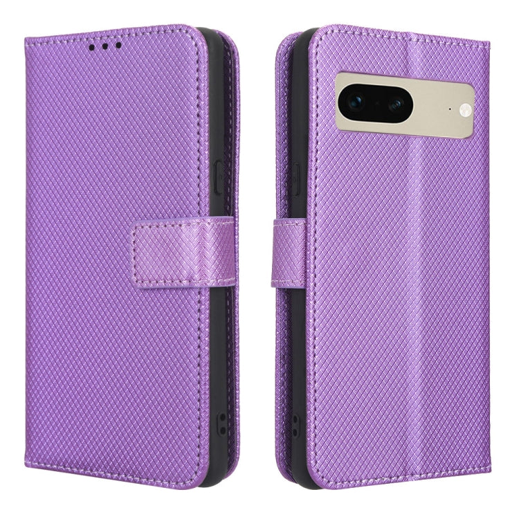 For Google Pixel 7 5G Diamond Texture Leather Phone Case