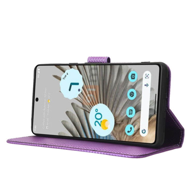 For Google Pixel 7 5G Diamond Texture Leather Phone Case