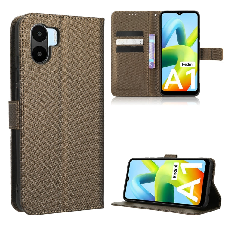 For Xiaomi Redmi A1 Diamond Texture Leather Phone Case