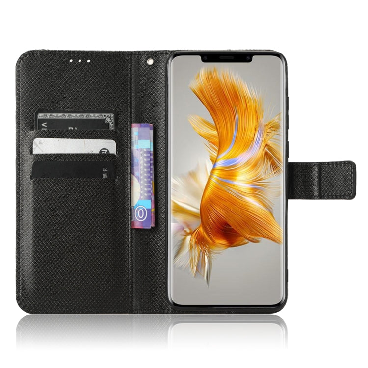 For Huawei Mate 50 Pro Diamond Texture Leather Phone Case