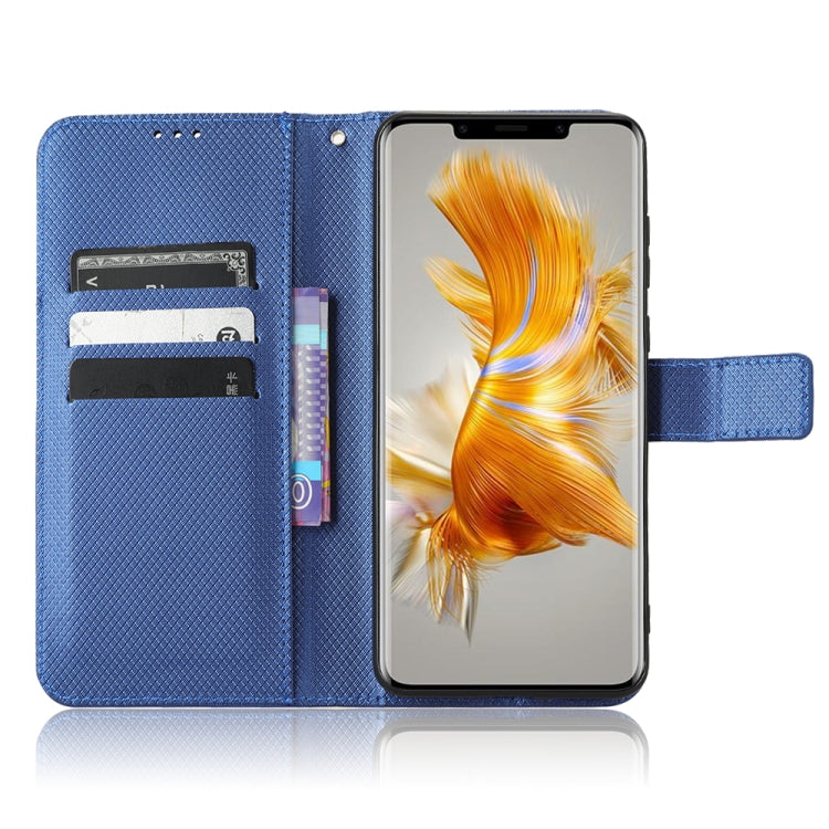 For Huawei Mate 50 Pro Diamond Texture Leather Phone Case