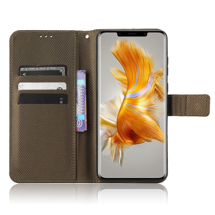 For Huawei Mate 50 Pro Diamond Texture Leather Phone Case