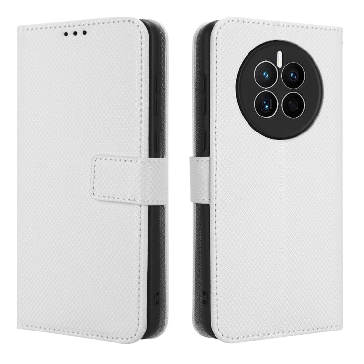 For Huawei Mate 50 Diamond Texture Leather Phone Case