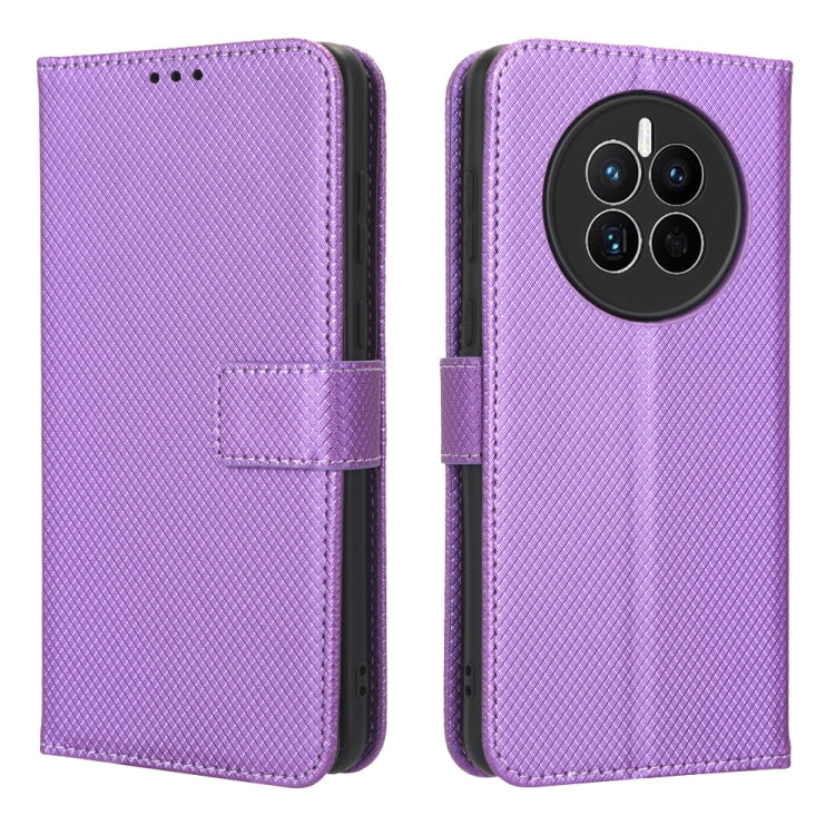 For Huawei Mate 50 Diamond Texture Leather Phone Case