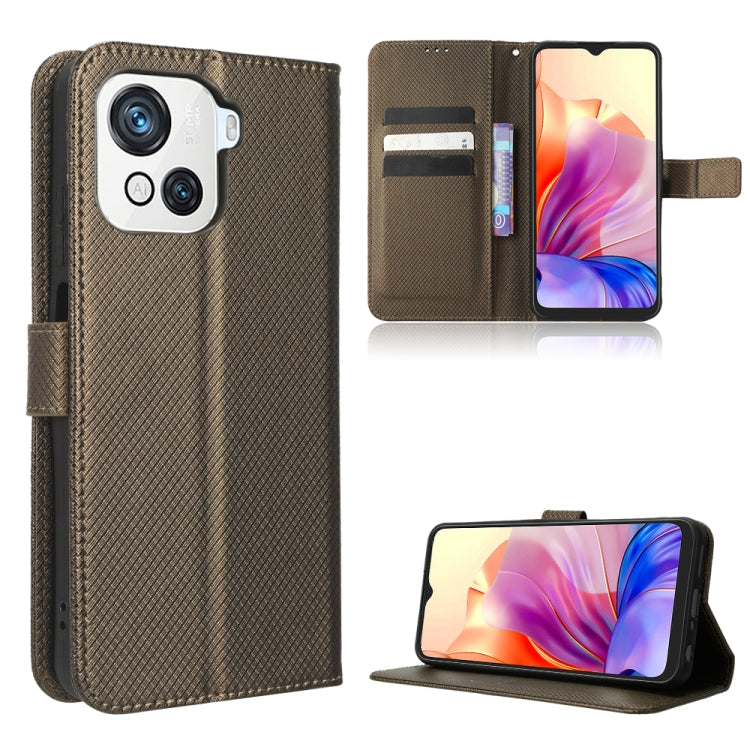 For Blackview OSCAL C80 Diamond Texture Leather Phone Case