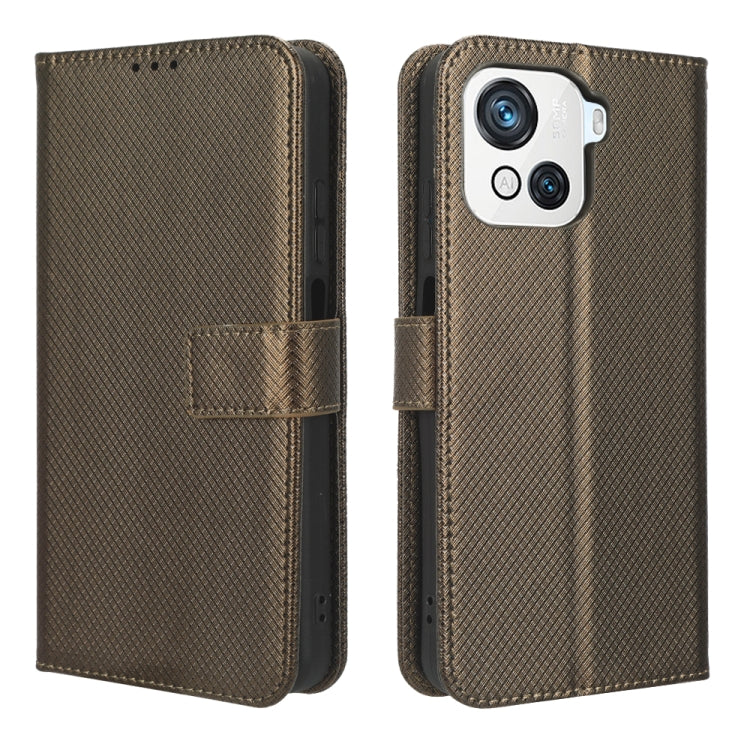 For Blackview OSCAL C80 Diamond Texture Leather Phone Case