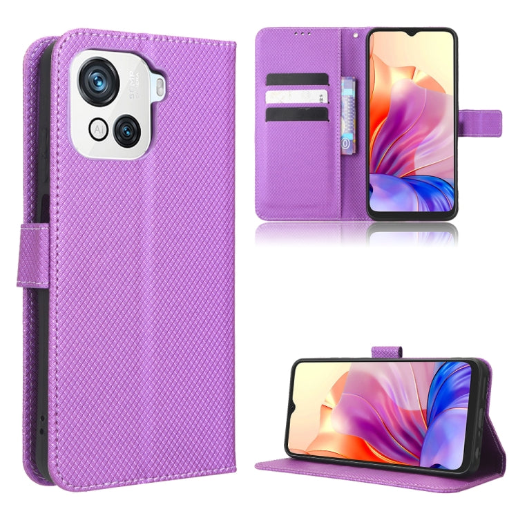 For Blackview OSCAL C80 Diamond Texture Leather Phone Case