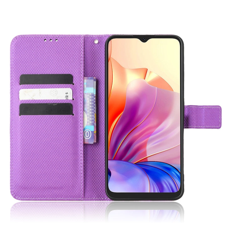 For Blackview OSCAL C80 Diamond Texture Leather Phone Case