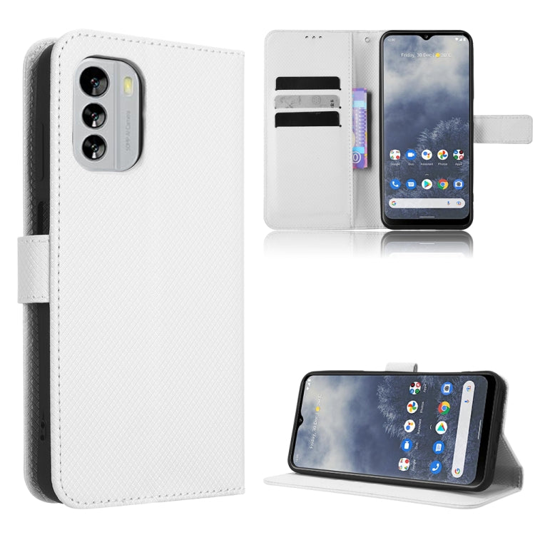 For Nokia G60 5G Diamond Texture Leather Phone Case