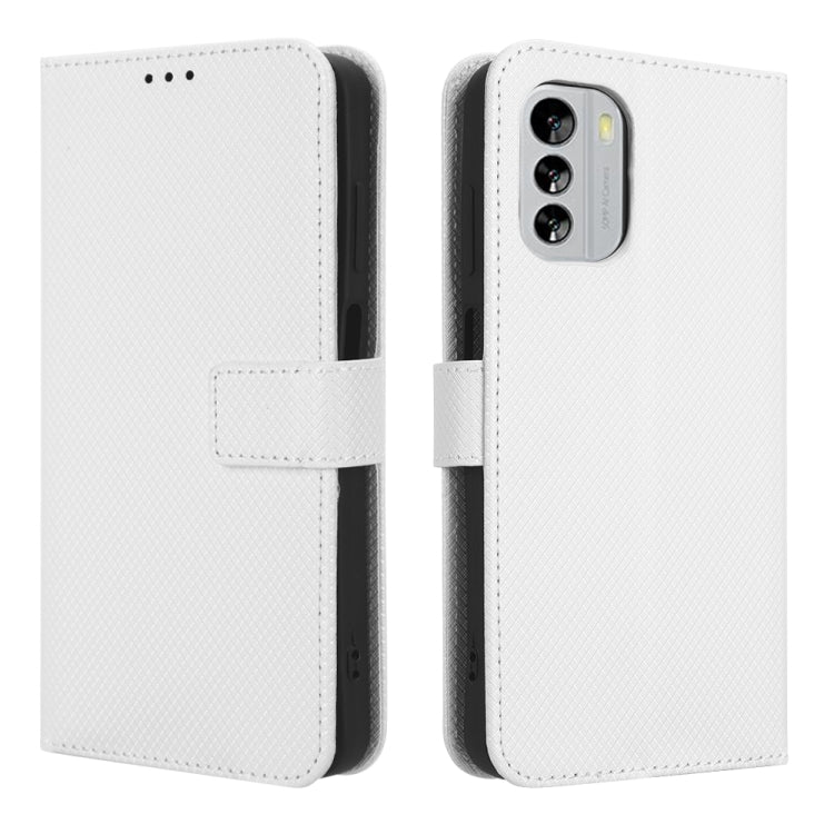 For Nokia G60 5G Diamond Texture Leather Phone Case